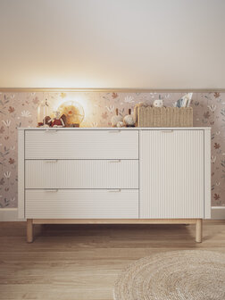 miloo commode met laden en deur champagne