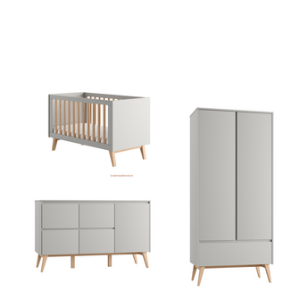 Swing 3-delige babykamer large grijs