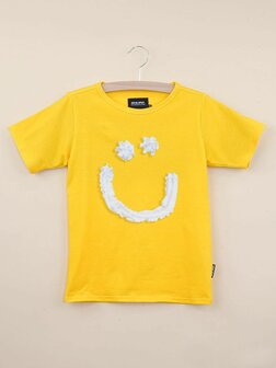 snurk smile geel shirt
