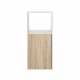 voorzien van 1 plank