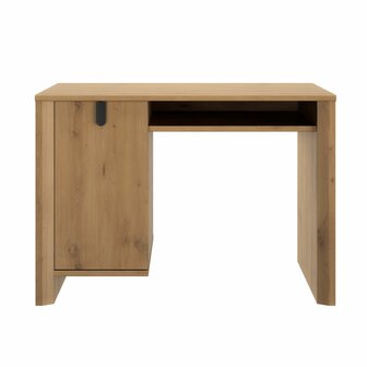 Lugano bureau met 1 deur eiken rustiek look