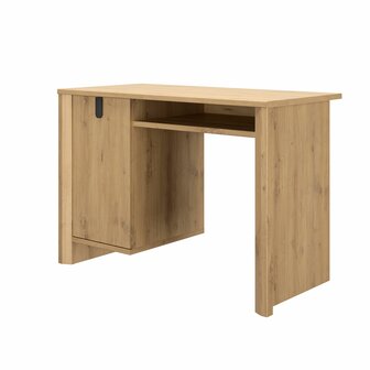 Lugano bureau met 1 deur eiken rustiek look