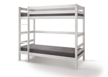 Infanskids Pino stapelbed hoog deelbaar 90x200 beuken wit