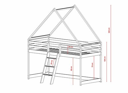 bedmaten Matino bedhuisje