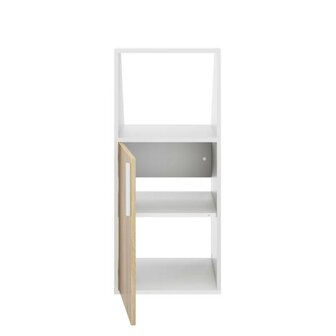voorzien van 1 plank