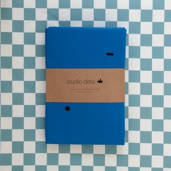 Studio Ditte dekbedovertrek speelse blokjes blauw 1 persoons 140x200/220