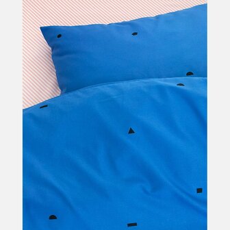 Studio Ditte dekbedovertrek speelse blokjes blauw 1 persoons 140x200/220