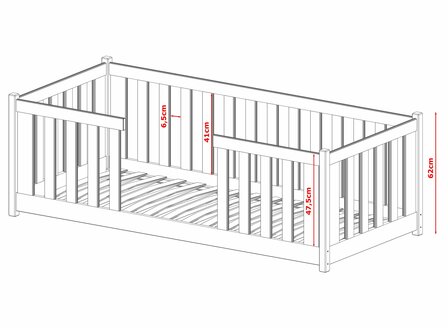 bedmaten fasano 80x180