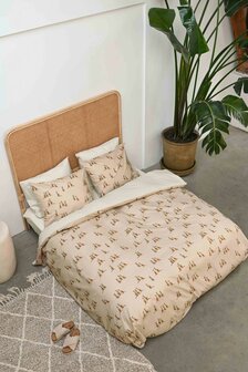 Snurk dekbedovertrek Meerkats sand 2 persoons 200x200/220
