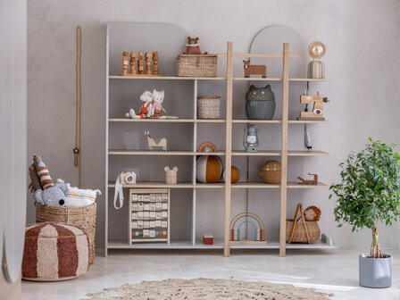Bloom boekenkast eiken cashmere