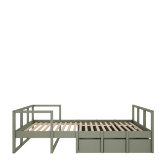 optie bed met 3 laden