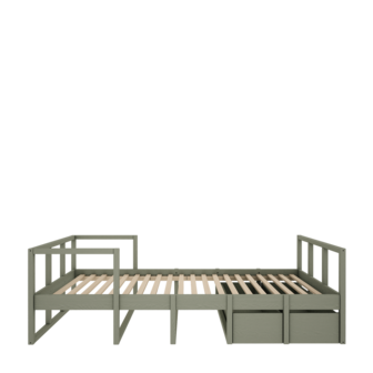 optie bed met 2 laden