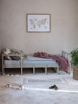 Tweens 90x200 bed eucalytus
