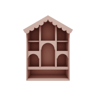 Babushka poppenhuis roze