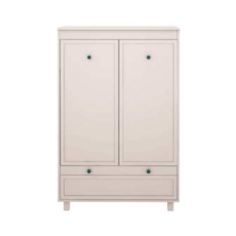 Vintage kast met planken en lade cashmere
