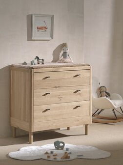 Forrest commode 3 laden massief eiken