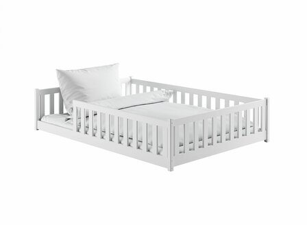 Barletta twijfelaar inloop bed massief grenen 140x200 wit