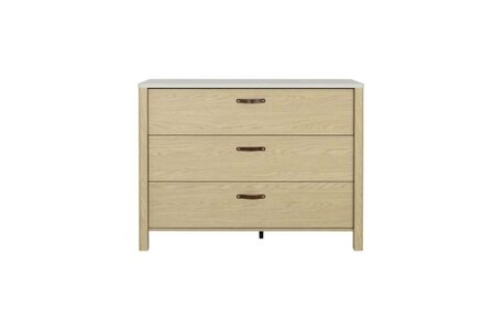 3 laden commode