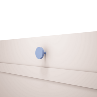 optie blauwe knop