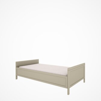 Vintage 1-persoonsbed 90x200 eucalyptus