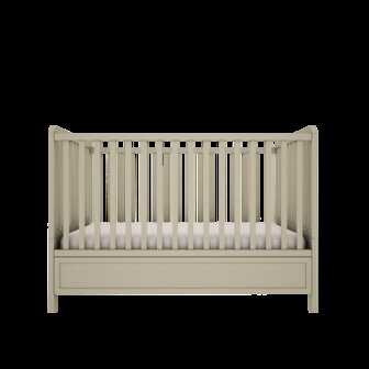Vintage meegroei ledikant 70x140 eucalyptus