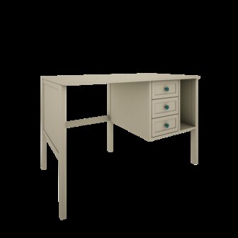 Vintage bureau 3 laden eucalyptus