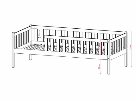 Maten Azzurro bed 