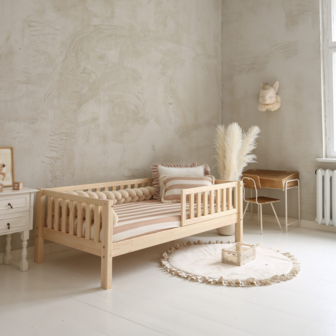 basic Love 90x190 hoog onbehandeld hout