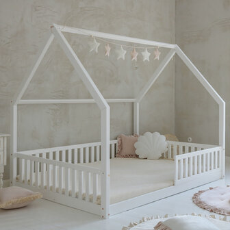 Bianco bed huis 70x140 hout 