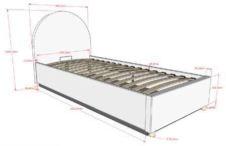 maten moon opbergbed