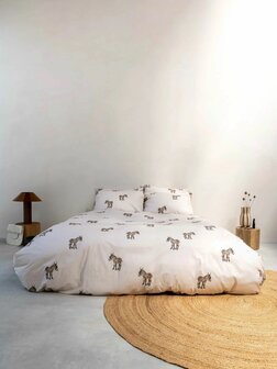 Snurk dekbedovertrek Donkeys 2 persoons 240x200/220