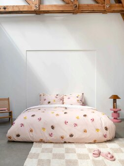 Snurk dekbedovertrek Donuts 1 persoons 140x200/220