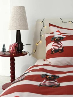 Snurk dekbedovertrek Pierre Xmas 1 persoons 140x200/220