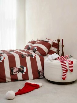 Snurk dekbedovertrek Pierre Xmas 1 persoons 140x200/220