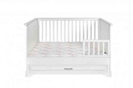 Novelies Melody meegroei ledikant 70x140 met lade wit