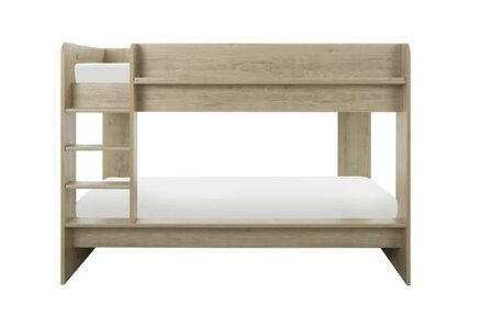 Matis stapelbed 90x200 eiken look