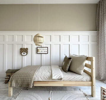 Simple bed 140x200 onbehandeld hout