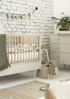 Petite 3 in 1 ledikant 60x120 champagne