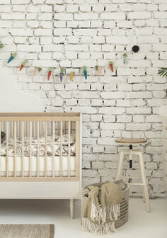 Petite ledikant / cotbed 70x140 champagne