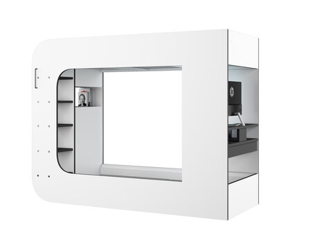 Trasman Cube gaming bed 90x200 wit - antra