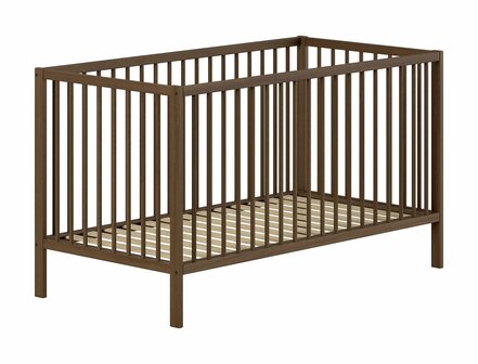Jaxx Dino meegroei ledikant 70x140 beuken walnoot