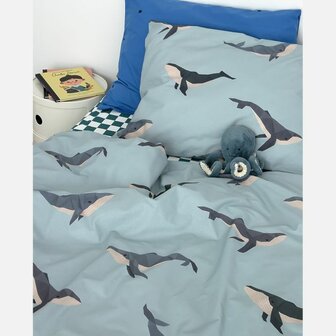 Studio Ditte Walvis dekbedovertrek 1 persoons 140x200/220