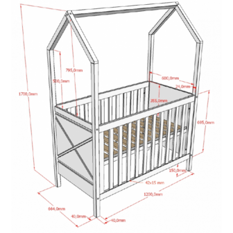 maten scott bedhuisje