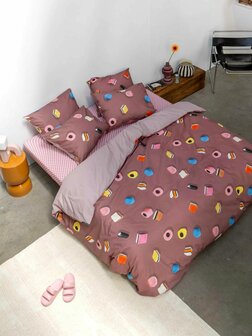 Snurk dekbedovertrek Drop it 1 persoons 140x200/220