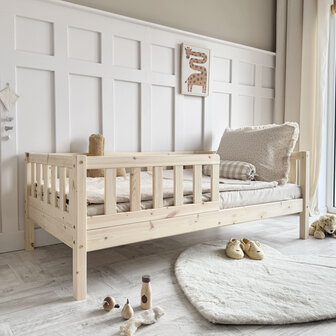 Basic David Montessori bed hoog 140x200 pure wood