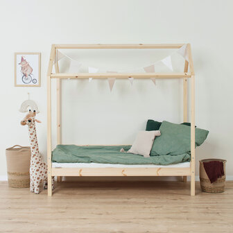 Eco comfort bedhuisje naturel 70x160