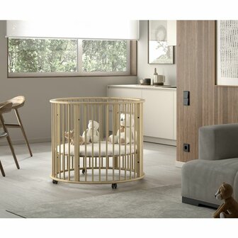 Dino box rond &Oslash; 90 cm naturel