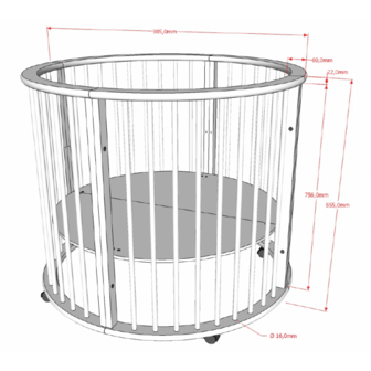 maten box dino &Oslash; 90 cm