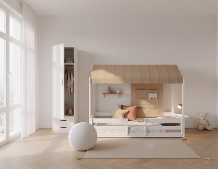 Essence peach stof (achterwand is exclusief)