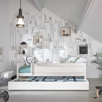 Lifetime original bedbank 90x200 white wash